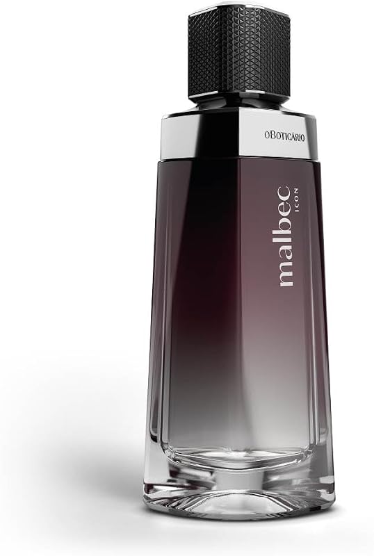 O Boticário Malbec Icon EDT Eau de Toilette Perfume for Men | Woody Scent Cyprus Bergamot Lemon 100 ml