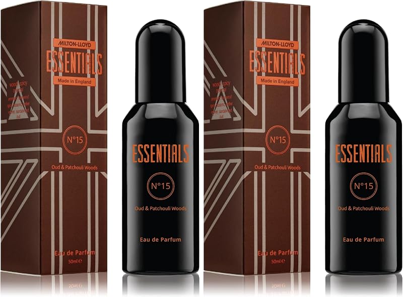 MILTON-LLOYD ESSENTIALS No 15 Eau de parfum pour homme 50 ml Eau de parfum de luxe – Après-rasage pour homme, 