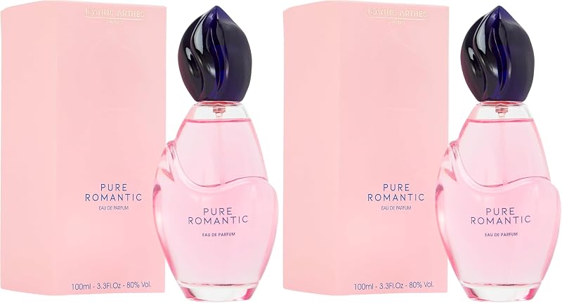 JEANNE ARTHES - Pure Romantic Women's Perfume - Eau de Parfum - Spray Bottle 100 ml - Made in France in Grasse