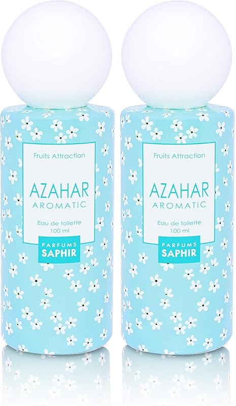 PARFUMS SAPHIR Fruit Attraction Orange Blossom Women's Eau de Parfum Spray 100 ml (Pack of 2)