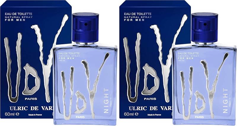 ULRIC DE VARENS - UDV Night Eau de Toilette - Oriental Fruity Fern - Men's Perfume - Spray - Made in France - 