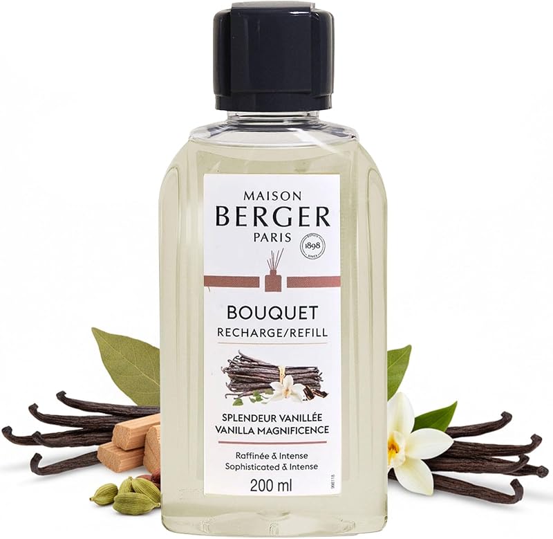MAISON BERGER Vanilla Splendeur Scented Bouquet Refill 200 ml | Splendeur Vanilla Refill 200 ml for scented bo