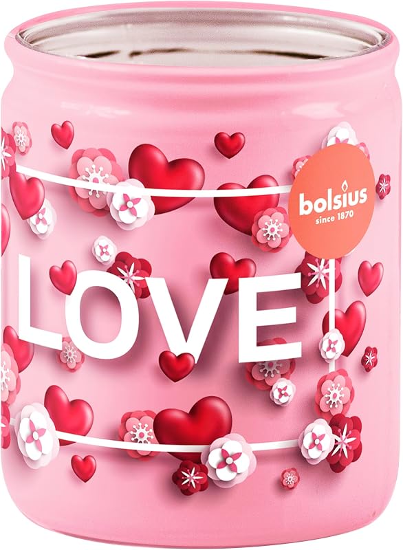 Bolsius – Vanilla - Scented Candle - 6 Pieces - Burn Time of 23 Hours - 82 x 68 mm - Natural Extracts - Contai