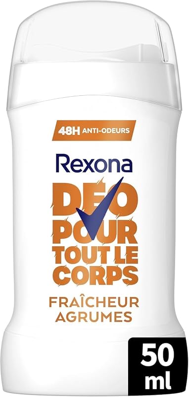 Rexona - Deodorant for the Whole Body - Stick - 72h Protection - Citrus Freshness - 50ml