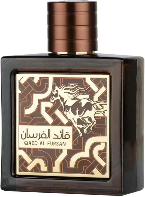 Lattafa Qaed Al Fursan Oriental Spicy Fragrance with Nutmeg, Cardamom, Amber