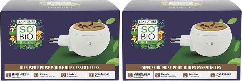 So'Bio étic - Essential Oil Diffuser - Wall Outlet (Set of 2)
