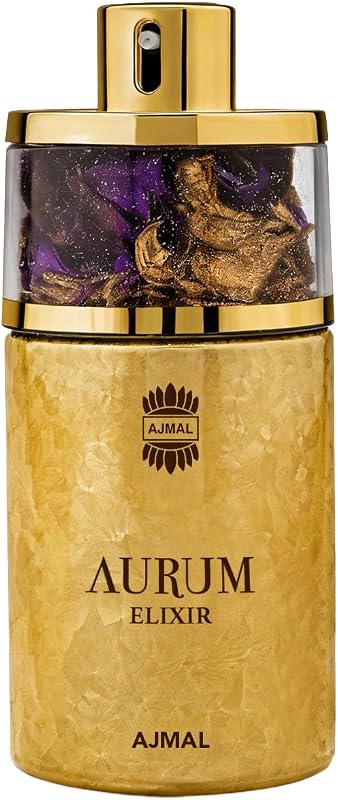 AJMAL Aurum Elixir Eau De Parfum Long Lasting for Men and Women 75ml Made in Dubai
