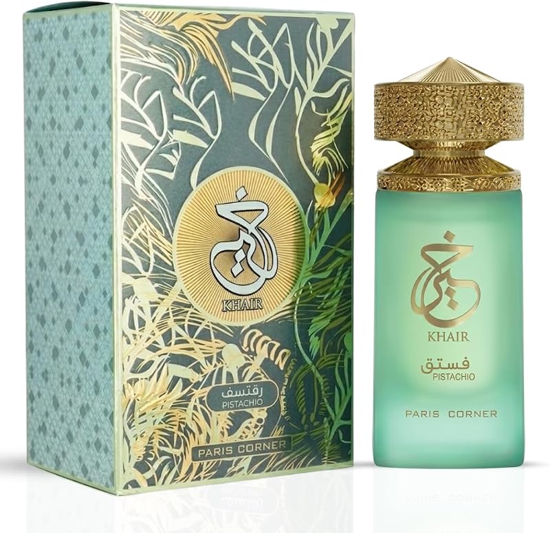 Khair Pistachio by Paris Corner for Unisex Eau de Parfum Spray 100 ml