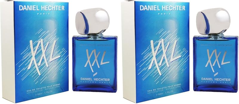 DANIEL HECHTER - Men's XXL Eau de Toilette - 50 ml (Pack of 2)