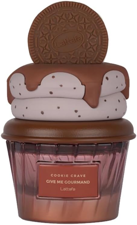 Lattafa Cookie Crave Eau de Parfum, Give Me Gourmand Collection, Cookie Vanilla Fragrance, Cocoa Butter and Su