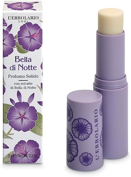 L'Erbolario Bella di Notte Solid Fragrance 9g Sweet Floral Vanilla Scent
