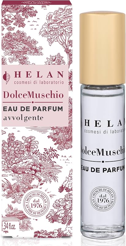 Helan Dolce Muschio - Musky, Gourmet and Oriental Women's Perfume with Notes of Toasted Almond and Flower Jasm