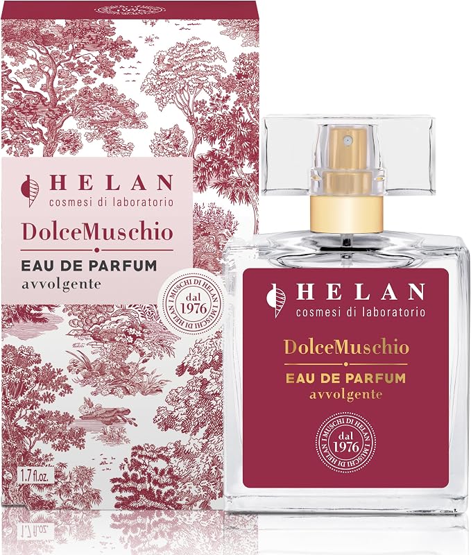 Helan Dolce Muschio - Musky, Gourmet and Oriental Women's Perfume with Notes of Toasted Almond and Flower Jasm