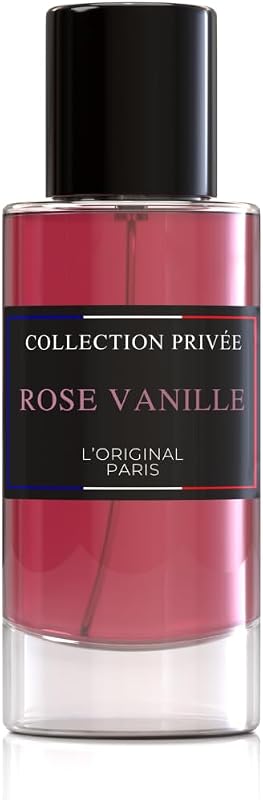 Rose Vanille - Eau de Parfum for Women 50 ml - Privée Paris Collection - Long Lasting Vanilla Floral Fragrance