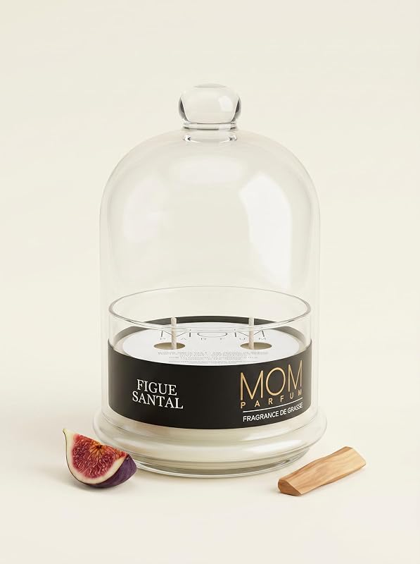 Mom Parfum Signature Collection Scented Candle, Green Tea/Rose Peony/Patchouli/Jasmine/Sakura/Cotton/Orange Bl