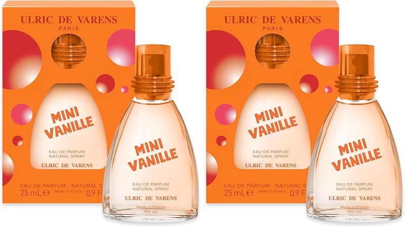 ULRIC DE VARENS - Mini Vanilla Eau de Parfum - Woody Vanilla - Women's Perfume - Spray - Made in France - 25 m
