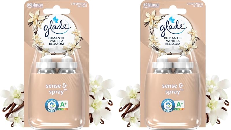 Glade Sense and Spray Duopack Motion Sensing Diffuser Refill - Infused with Essential Oils - Up to 4 Months Fr