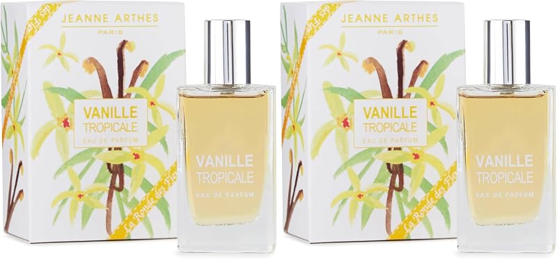 JEANNE ARTHES - La Ronde des Fleurs Women's Perfume - Tropical Vanilla - Eau de Parfum 30 ml (Pack of 2)