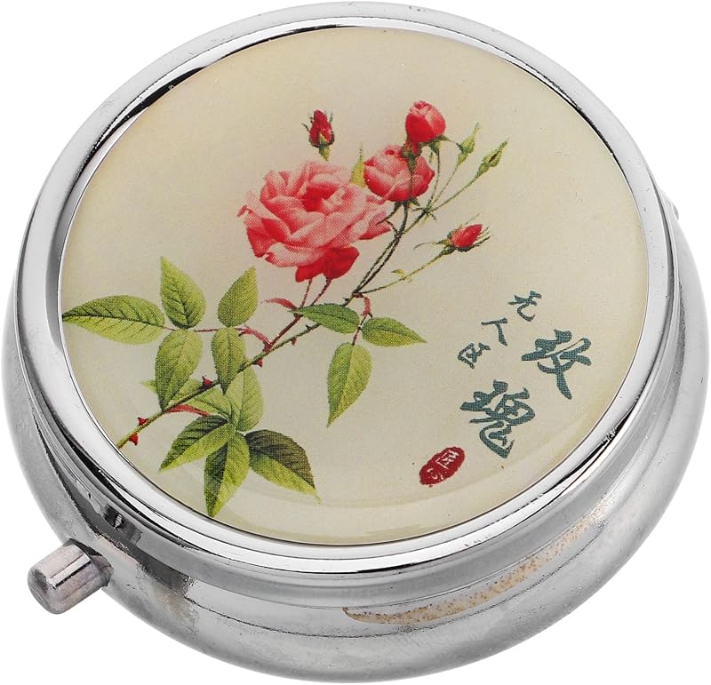 Housoutil Solid Perfume for Women 12G Rose Aromatherapy Solid Portable Delicate Body Perfume Stick Travel Natu
