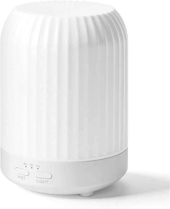 Romon Essential Oil Diffuser, 250 ml Ultrasonic Aroma Diffuser, Electric Essential Oil Diffuser with 7 LED Col