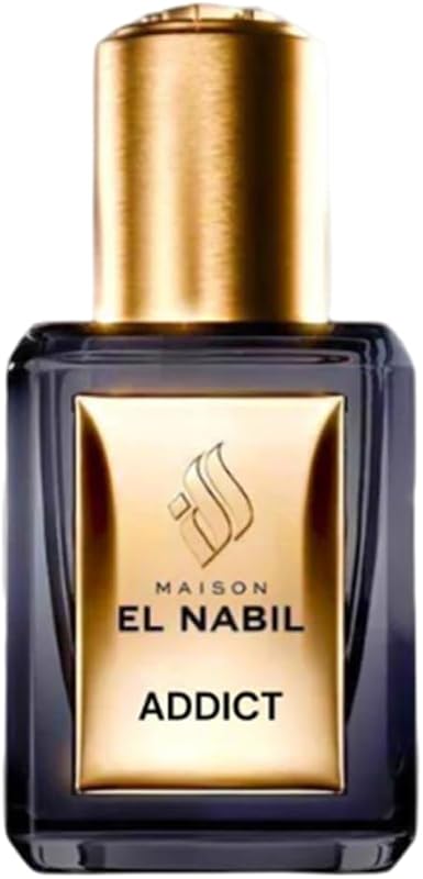 Maison El Nabil Addict Roll On 5 ml Dubai Men's Perfume Concentrated Extract, Alcohol-Free Fragrance Woody Cit