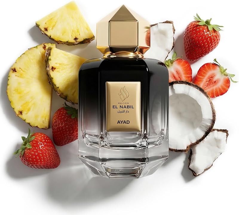 Maison El Nabil - AYAD - Dubai Unisex Eau de Parfum for Men and Women - 65 ml - Tropical, Musky, Gourmet Fragr