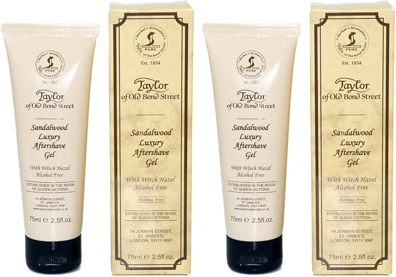 Taylor Of Old Bond Street Aftershave Gel Sandalwood 75 ml (Pack of 2)