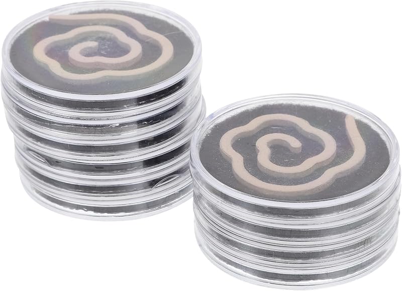 Healvian Parfum Naturel Parfum Solide en Spirales de Santal 10 Pièces pour Apaiser l'esprit Maison Yoga Occasi