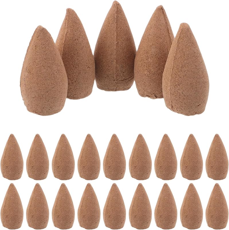 IWOWHERO Cônes de Parfum Naturels 40 Pièces pour Refoulement en Bois de Santal Parfum Solide, Purification de 
