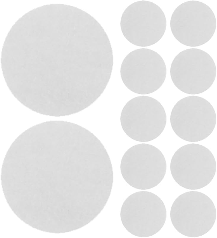 OSALADI 100 Pièces Coussinet Diffuseur en Coton Blanc pour Pendentif D'huile Essentielle, Coussinets Aromatiqu