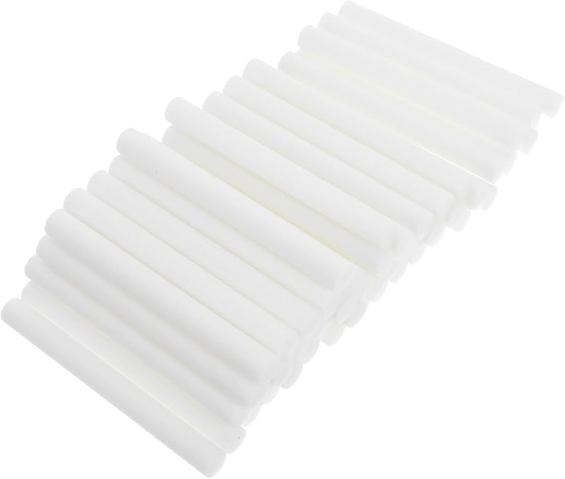 STOBAZA Diffuseur de Parfum 50pcs Compatible Polyvalent Bâtonnets Diffuseurs en Coton Fibre Blanc 10x100mm pou