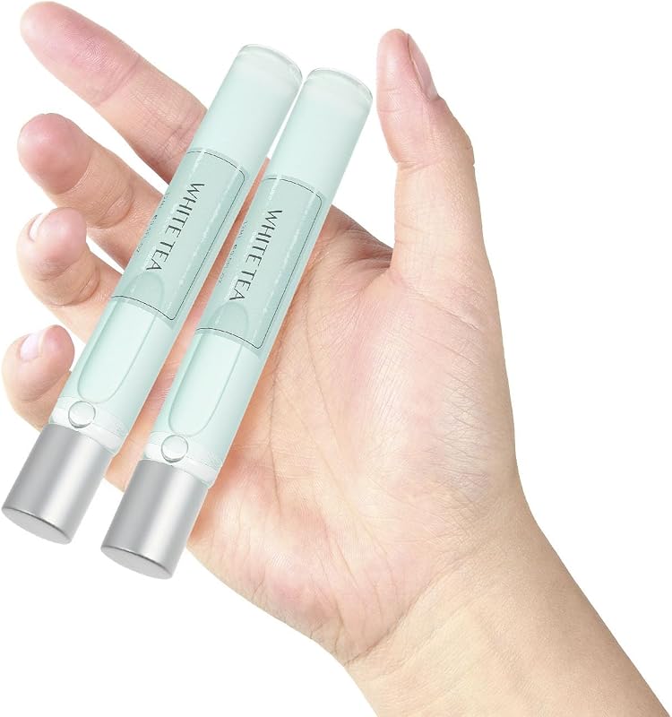 Housoutil 2 Pièces Parfum Corporel Frais et Léger la Blancheur du Thé, Roll-on Solide pour Hommes et Femmes, P